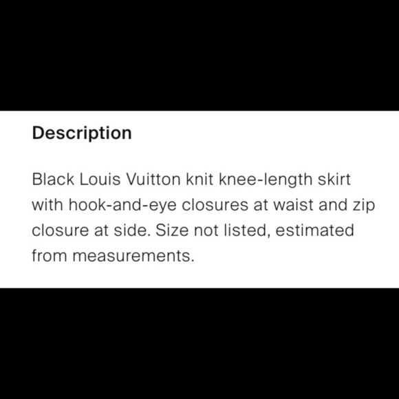 Authentic LV midi skirt - Picture 14 of 16